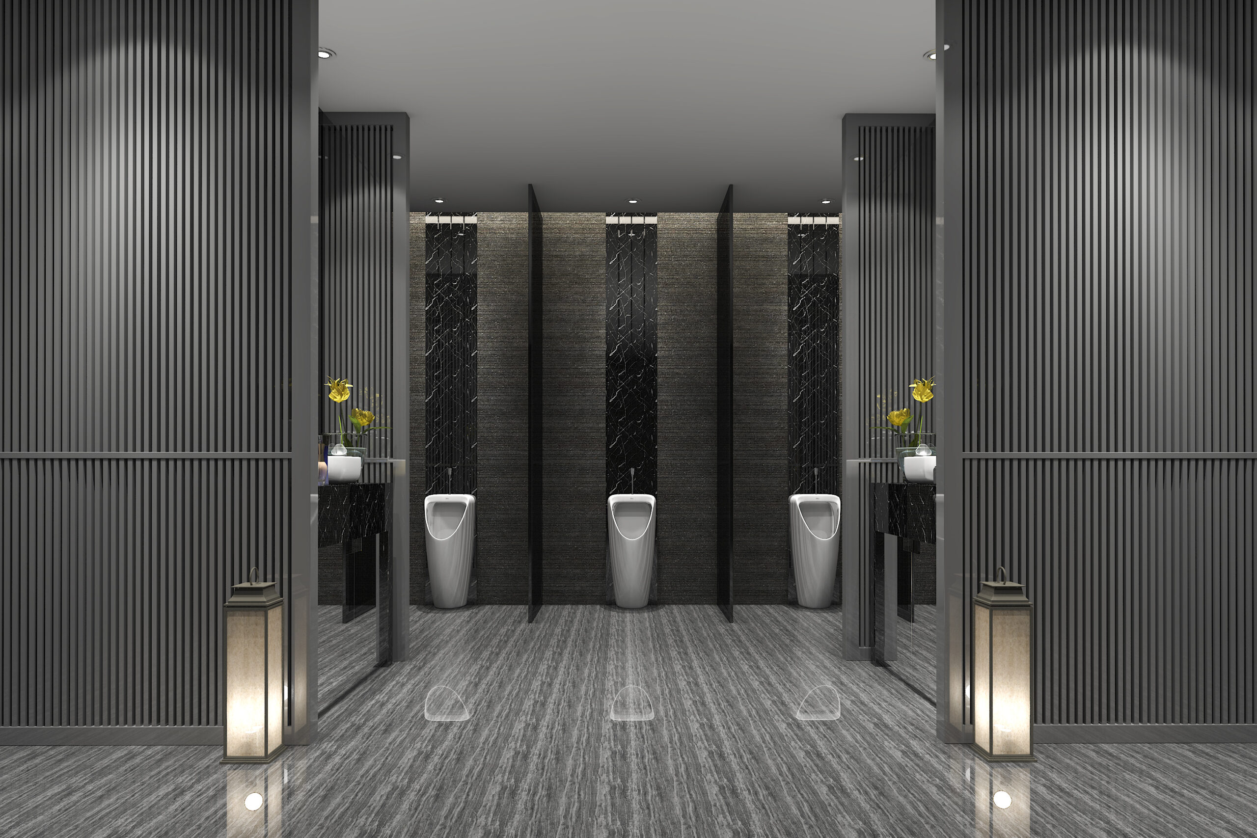 Premium toilet cubicles for commercial washrooms