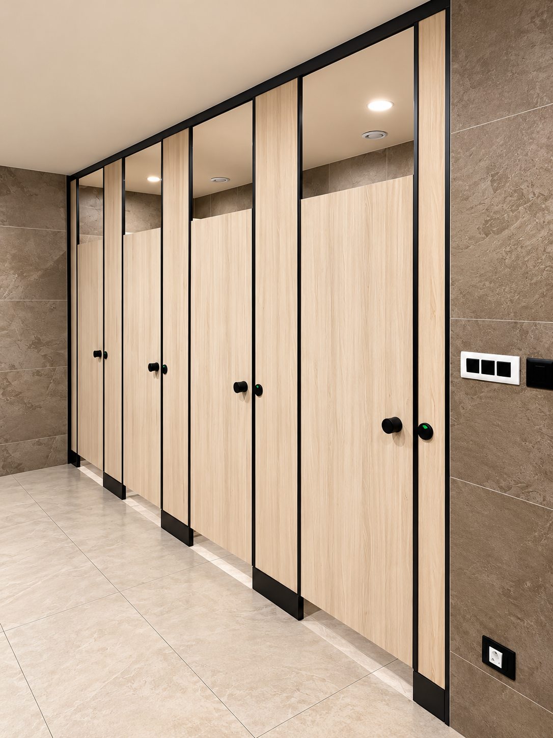 VISTARAA Nylon Junior Series child-friendly toilet cubicles